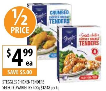 Steggles Chicken Tenders Selected Varieties 400g