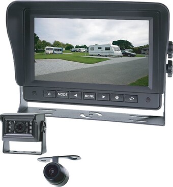 Gator 7” dash mount reverse monitor - dual cameras & trailer cable kit