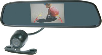 Autopro Gator 4.3” clip on rearview mirror with reverse monitor & camera kit offer