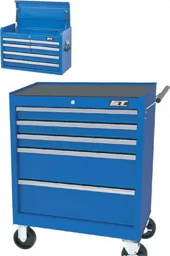 Autopro Garage tough 27” 5 drawer tool trolley offer
