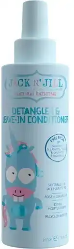 Jack n' jill detangler & leave-in conditioner rose & geranium, 200ml