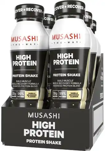 healthylife Musashi musashi high  protein vanilla,  375ml box offer