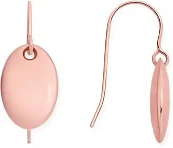Goldmark 9ct rose gold oval drop earrings offer