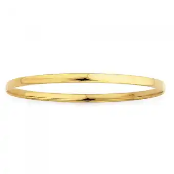 9ct gold 65mm solid comfort bangle