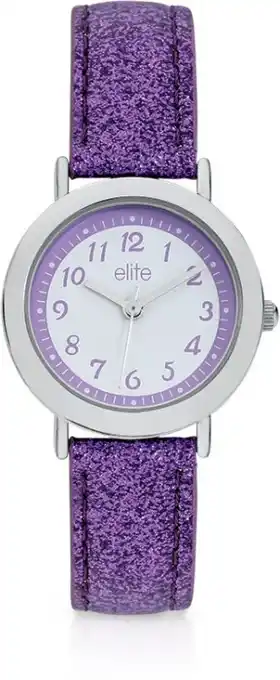 Goldmark Elite kids glitter strap watch offer