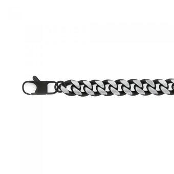 Goldmark Stainless steel gents 22cm oxidised curb bracelet offer