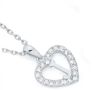 Goldmark Sterling silver cz initial j pendant offer