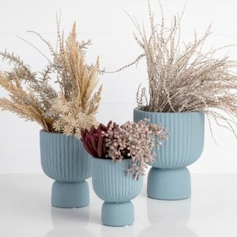 Pillow Talk Circa denim planter by habitat offer