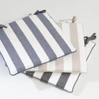 Pillow Talk Riviera wide stripe chair pad by habitat offer