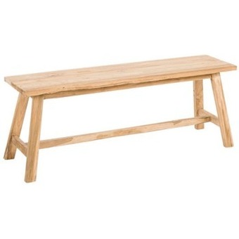 Pillow Talk Ward recycled teak bench by m.u.s.e. offer