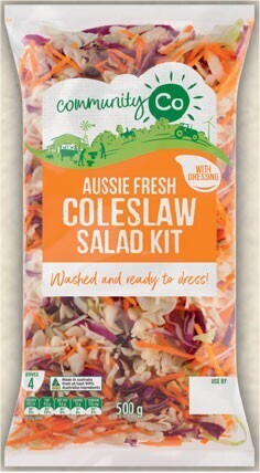 IGA Community co coleslaw kit 500g offer