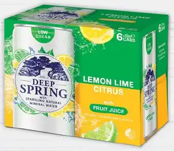 IGA Deep spring, mount franklin lightly sparkling or coca-cola 6x250ml selected varieties offer