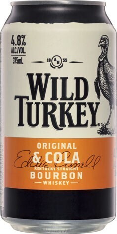 IGA Wild turkey & cola 4.8% 10 pack offer