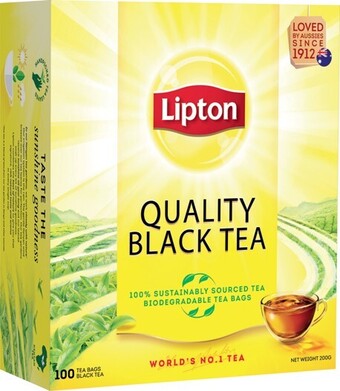 IGA Lipton black tea bags 100 pack offer