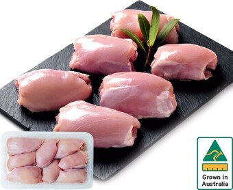 IGA Australian fresh chicken thigh fillets offer