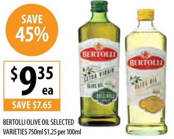 Supabarn Bertolli Olive Oil Selected Varieties 750ml offer