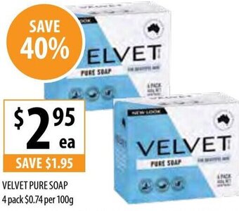 Velvet Pure Soap 4 Pack
