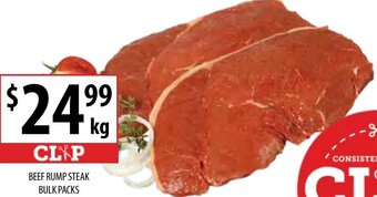Supabarn Beef Rump Steak Bulk Packs offer