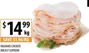 Supabarn Inghams Chicken Breast Supreme offer