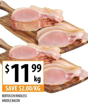 Supabarn Bertocchi Rindless Middle Bacon offer