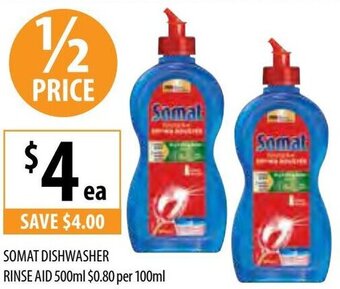 Supabarn Somat Dishwasher Rinse Aid 500ml offer