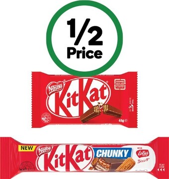Woolworths Nestle medium bars 35-55g offer
