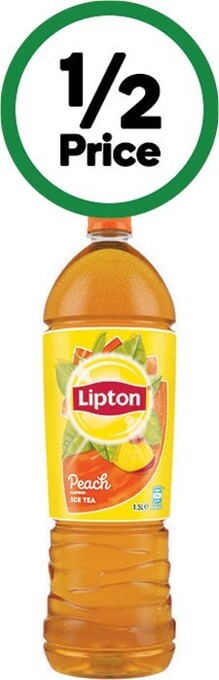 Woolworths Lipton ice tea 1.5 litre offer