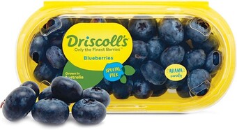Woolworths Australian premium blueberries 200g punnet offer