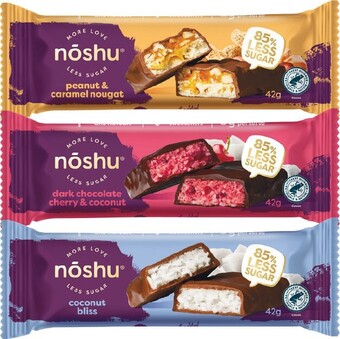 Woolworths Noshu bars 42g offer