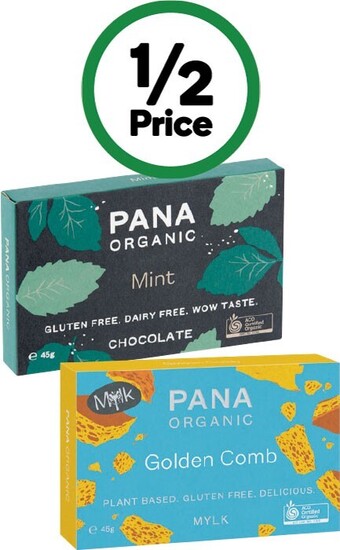 Woolworths Pana chocolate 45g – from the health food aisle offer