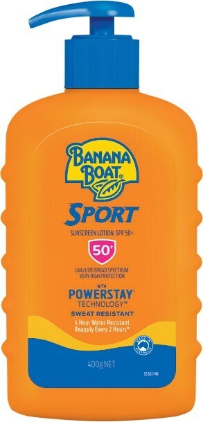 Woolworths Banana boat spf50+ sunscreen sport 400g^ offer