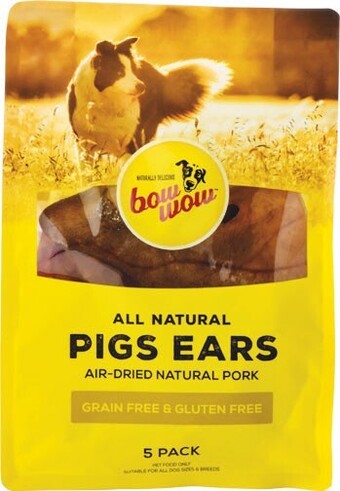 Woolworths Bow wow pigs ears pk 5 offer
