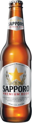 Woolworths Sapporo premium beer bottles 24x355ml offer