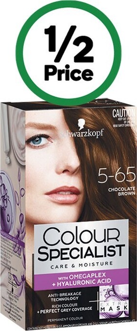Woolworths Schwarzkopf colour specialist hair colour offer