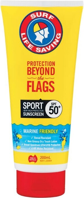 Woolworths Surf life saving sunscreen sport spf50 200ml* offer