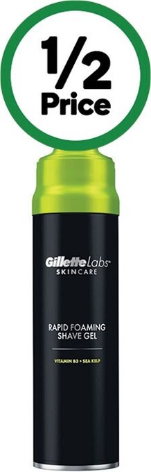 Woolworths Gillette labs shave foam or gel 198-240ml offer