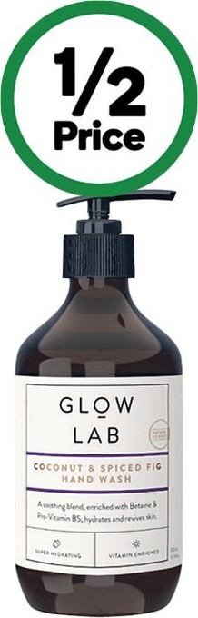 Woolworths Glow lab hand wash 300ml offer