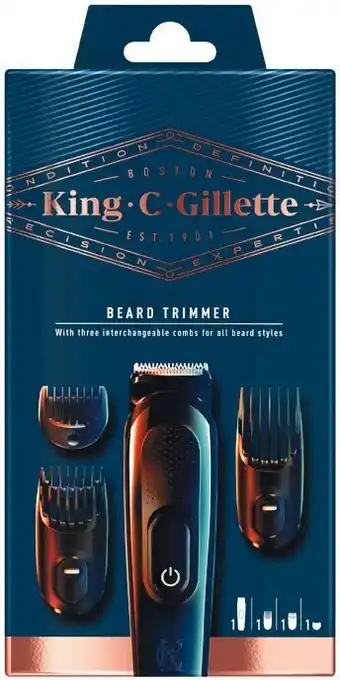 Woolworths King c. gillette beard trimmer offer