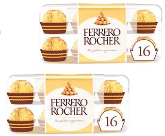 Coles Ferrero rocher chocolate gift box 16 pack 200g offer