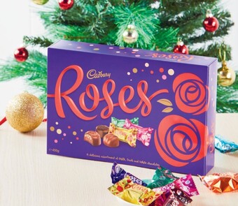 Coles Cadbury roses boxed chocolate 450g offer