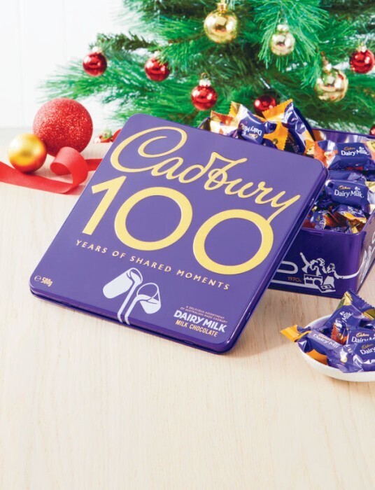 Cadbury 100 years gift box 580g offer at Coles