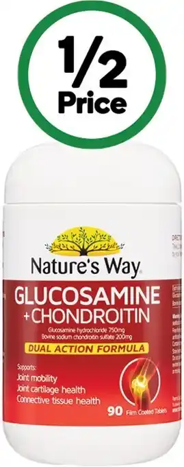 Nature's way glucosamine chondroitin joint repair dual action pk 90*
