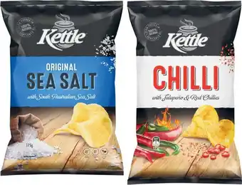 Coles Kettle chips 150g-175g offer