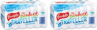 Coles Frantelle spring water 24x600ml offer