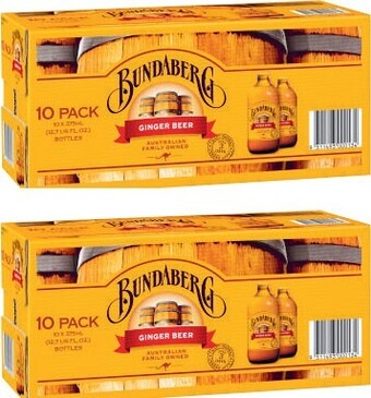 Coles Bundaberg brewed drink 10x375ml offer