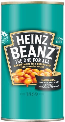 Coles Heinz beanz or spaghetti 535g-555g offer