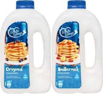 Coles White wings pancake shake 325g-350g offer
