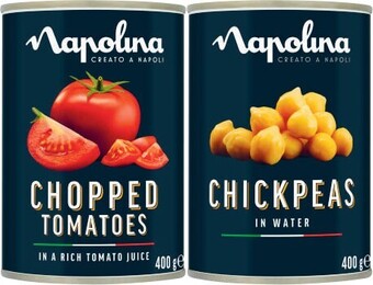 Coles Napolina beans or tomatoes 400g offer