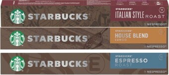 Coles Starbucks by nespresso coffee capsules 10 pack offer