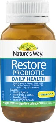 Coles Nature's way restore probiotic daily health 90 pack offer